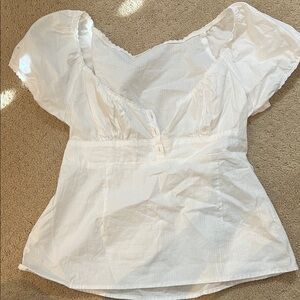 john galt white blouse